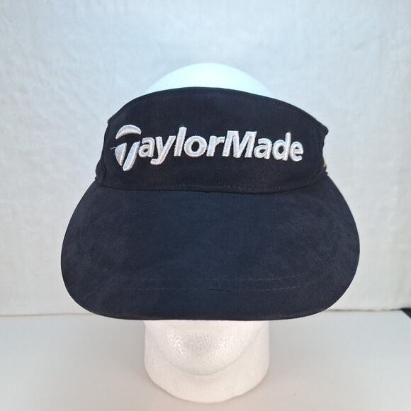 TaylorMade Visor Black Adjustable R9 Burner Golf Hat Headwear - Picture 1 of 7